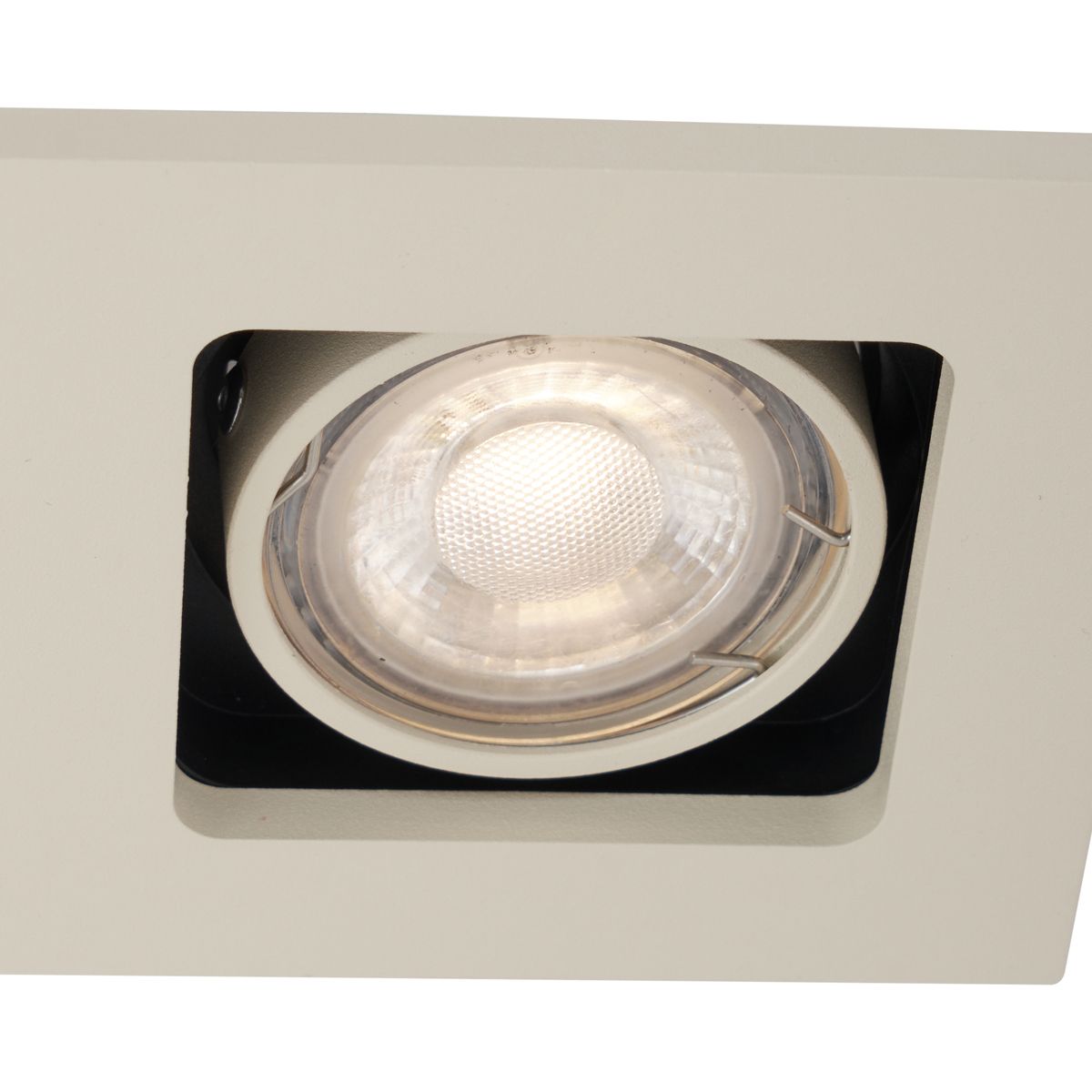 Moderne inbouwspot beige GU10 50mm draai- en kantelbaar - Qure