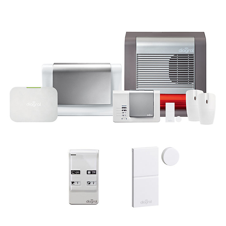 Pack alarme Diagral Précision sirène DIAG03CSF + Détecteur d'ouverture DIAG39APX + Télécommande multifonction AL41ACK