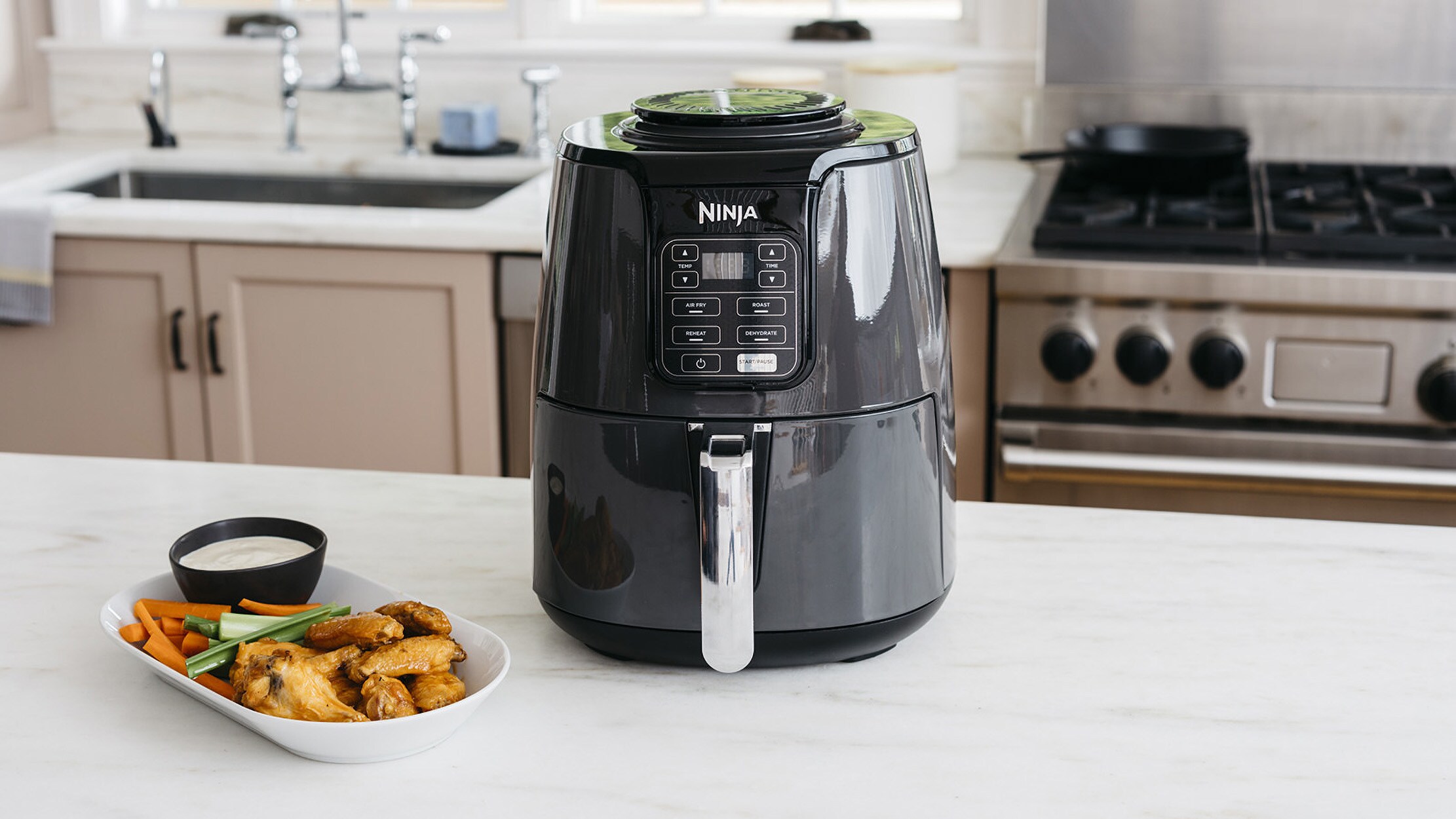 Ninja AF100EU Heißluftfritteuse schwarz Heißluftfritteuse