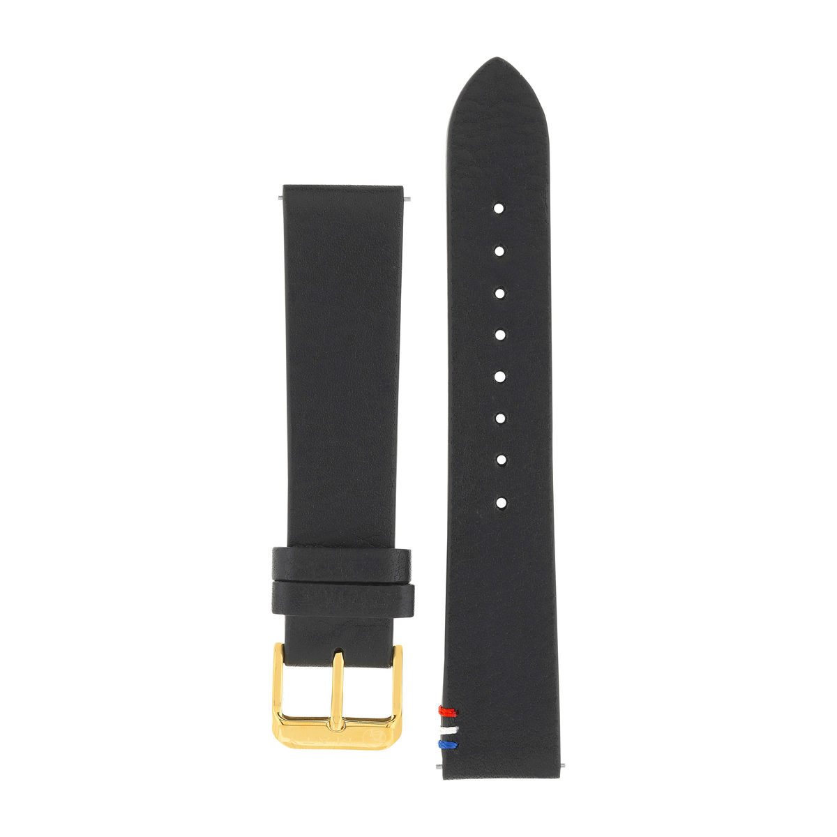 Bracelet de montre cuir noir