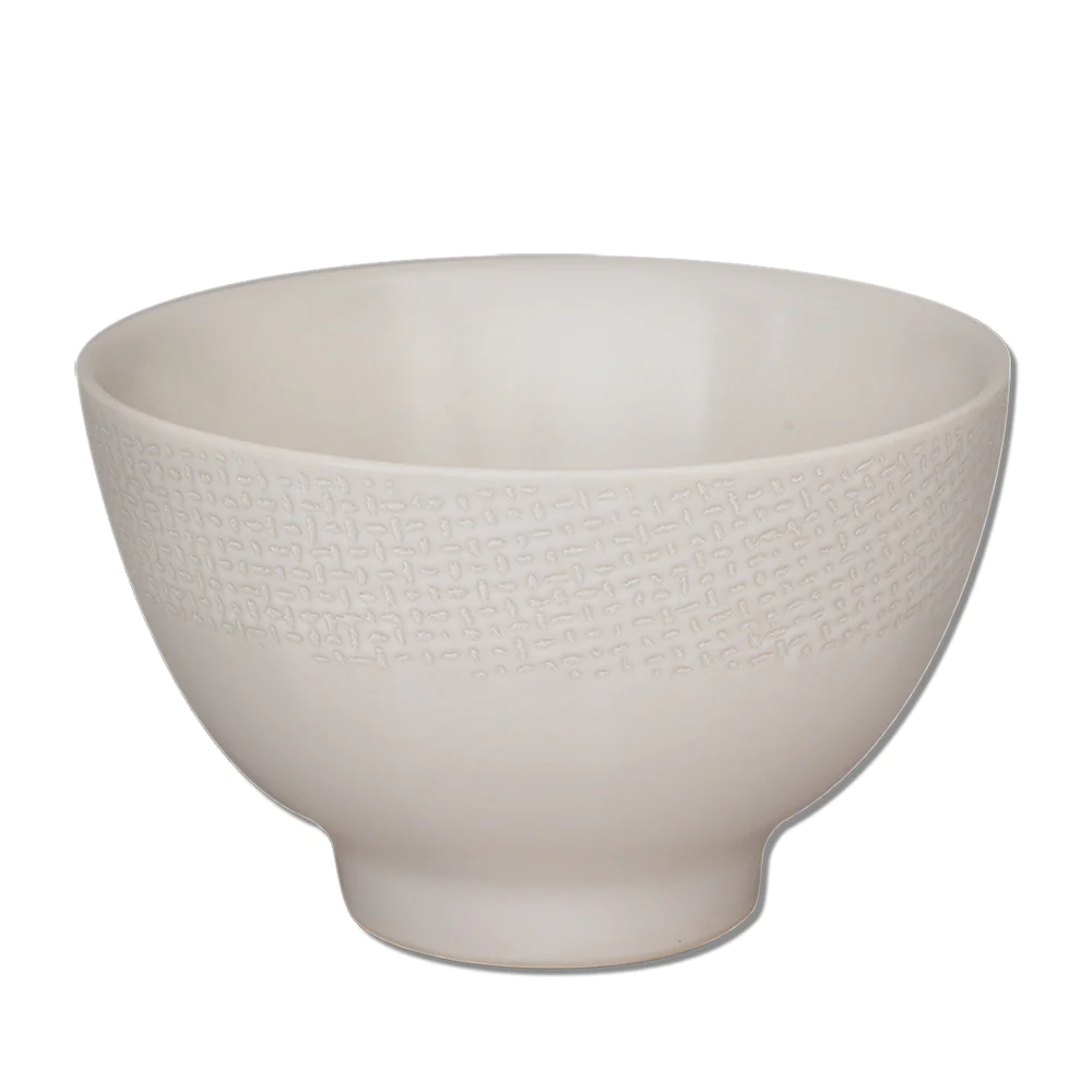 Mini bol Vésuvio blanc 9,5 cm (lot de 6) Table passion