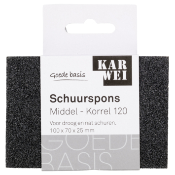 KARWEI schuurspons fijn K320
