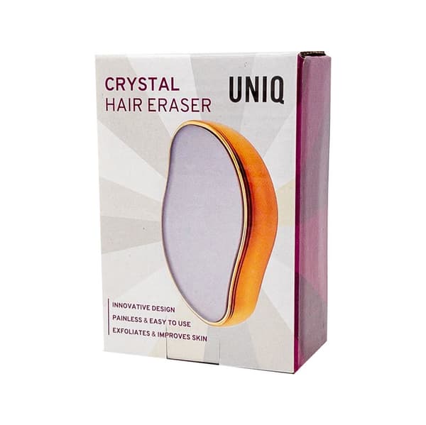 UNIQ Crystal Hair Eraser - Epilator med krystall for Smertefri hårfjerning - Gull