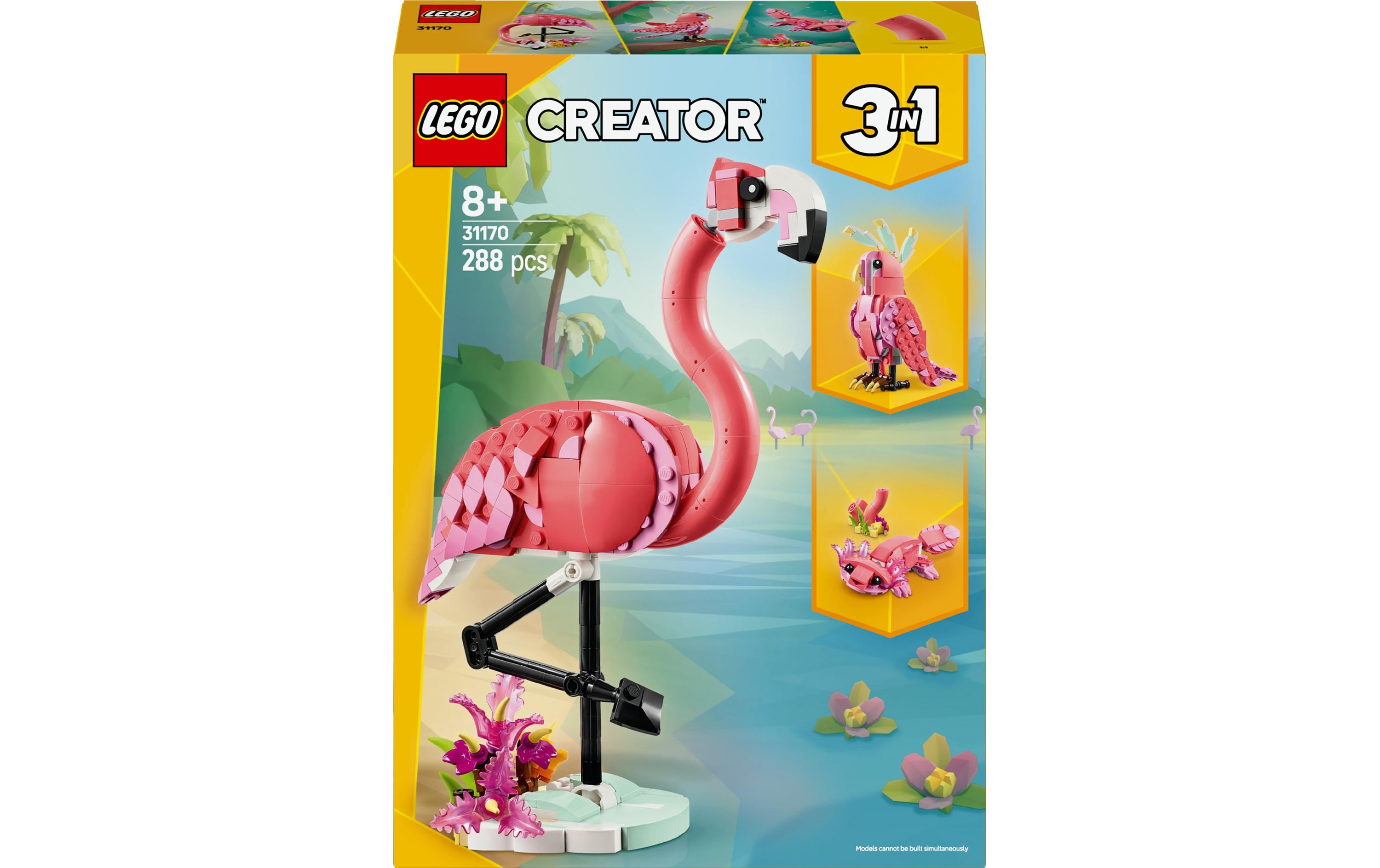 Creator Wilde Tiere: Rosa Flamingo 31170Lego-Bauset