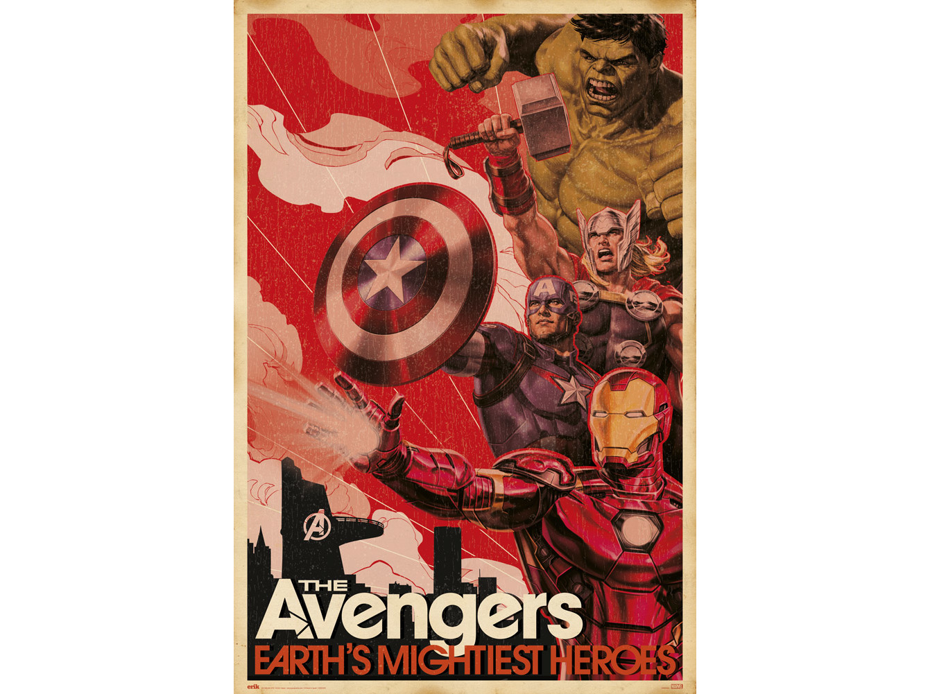 POSTER OS VINGADORES MARVEL