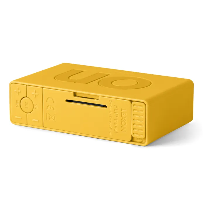 Lexon Réveil Flip+ Travel | Jaune