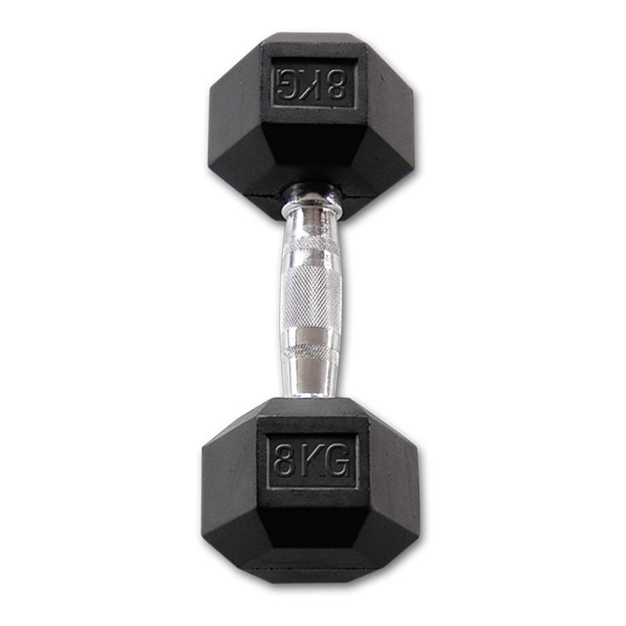 Halteres hexagonais de 8 kg (par)