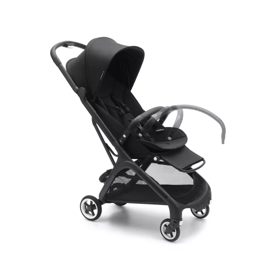 bugaboo Buggy Butterfly Complete BlackStormy Blue inklusive Bauchbügel