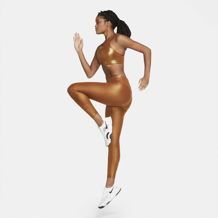 Nike One Icon Clash 7 8 Tights Brun