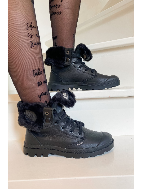 Palladium - BAGGY NUBUCK WL Black