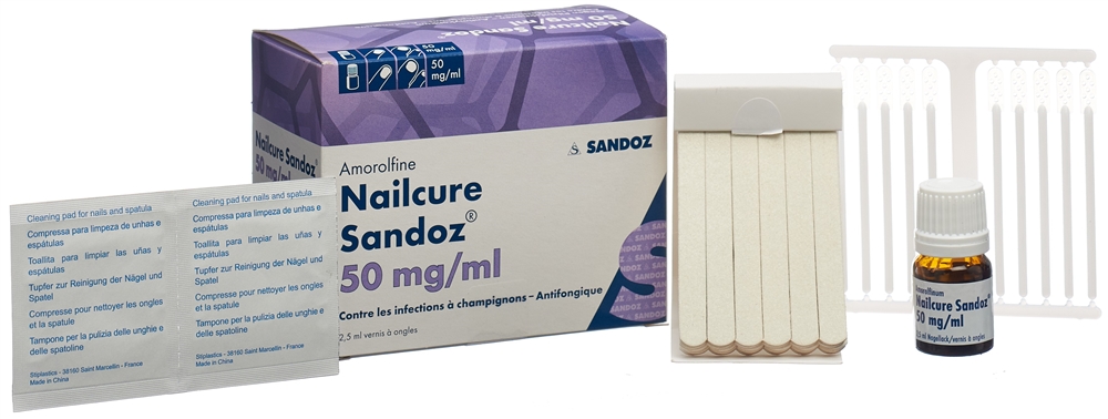 NAILCURE Nagellack 50 mg/ml Fl 2.5 ml