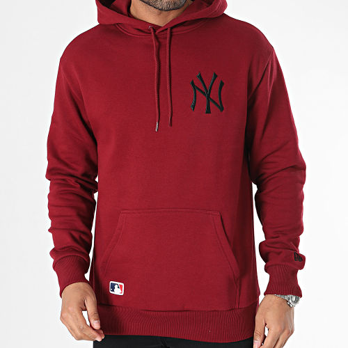Sweat Capuche League Essentials New York Yankees 60424349 Bordeaux