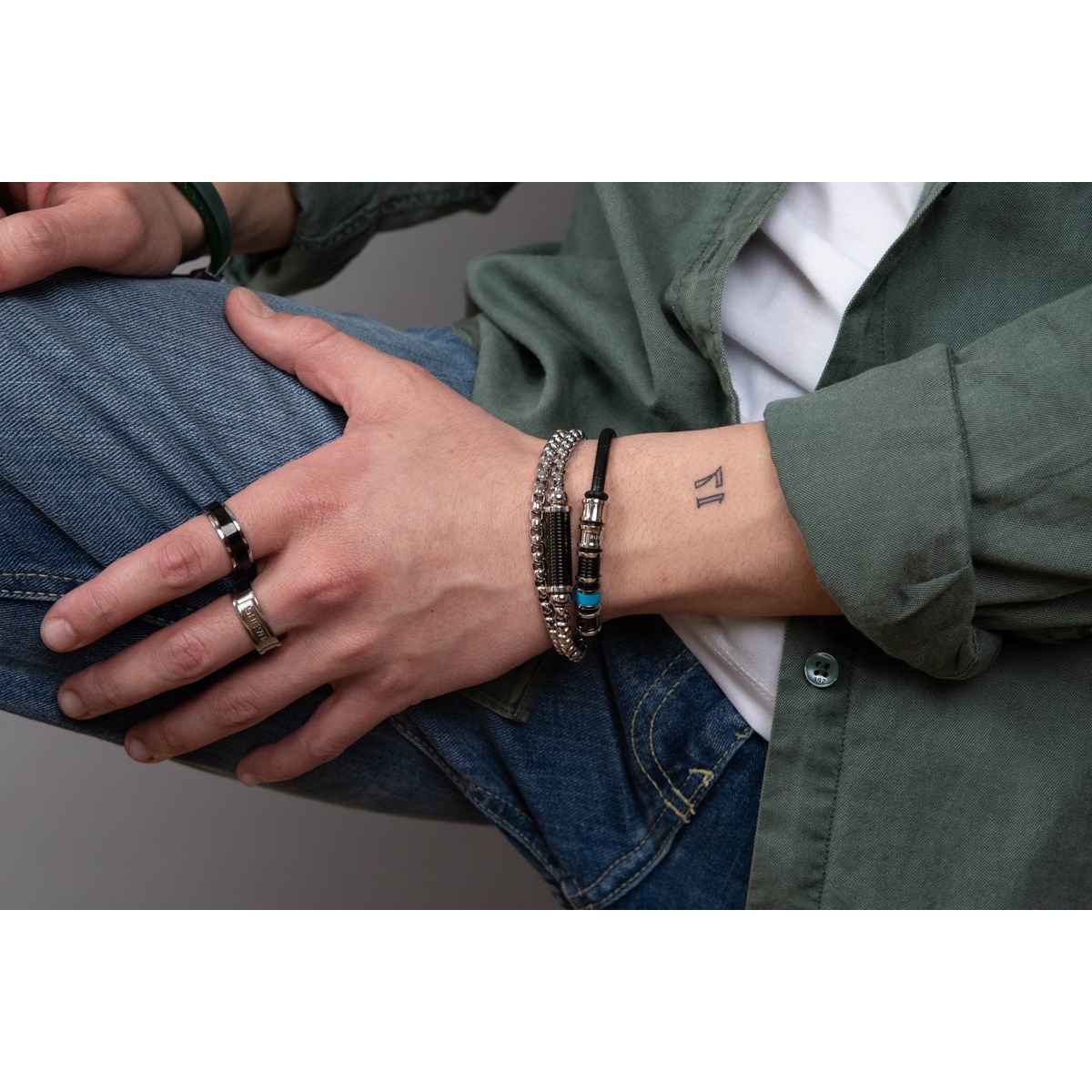 Bracelet souple Zenon en Acier 316L