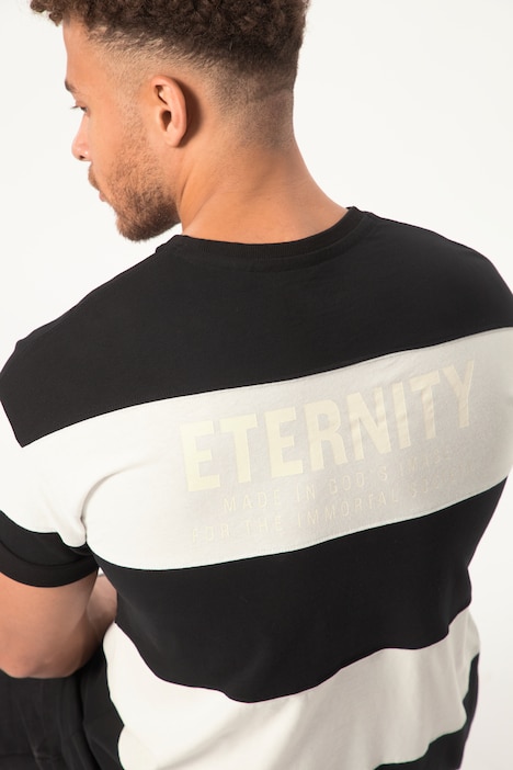 STHUGE T-Shirt, OEKO-TEX, Halbarm, oversized, Ringel, bis 8 XL