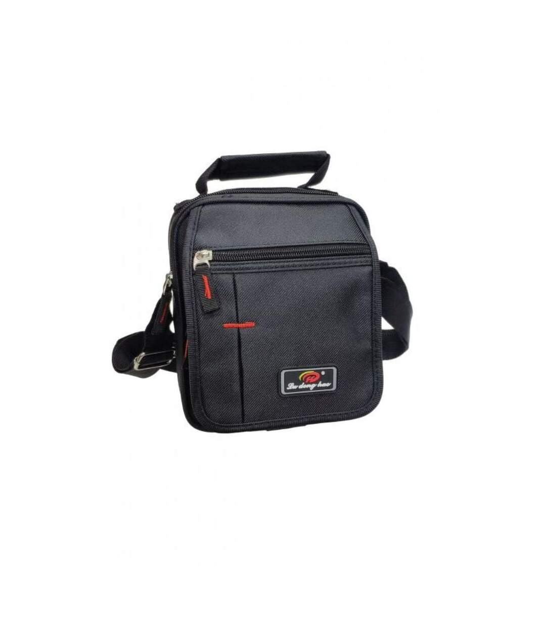 Sacoche pour homme - Multi poches - Nylon - Noir