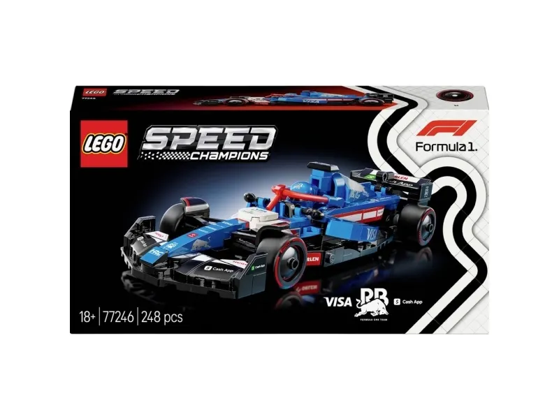 LEGO Speed Champions 77246 Visa Cash App RB VCARB 01 F1-racerbil