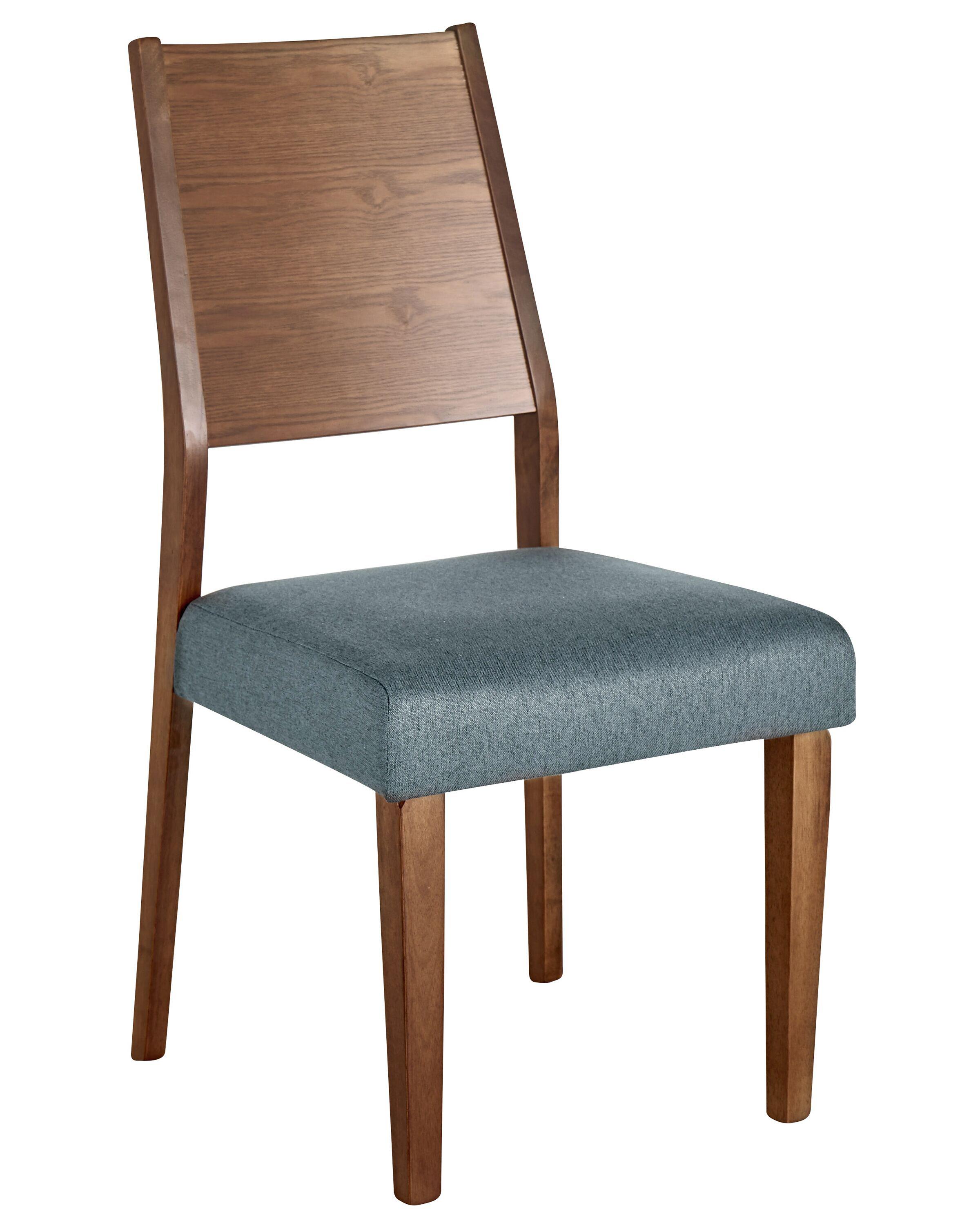 Set van 2 eetkamerstoelen ELMIRA Hout Grijs