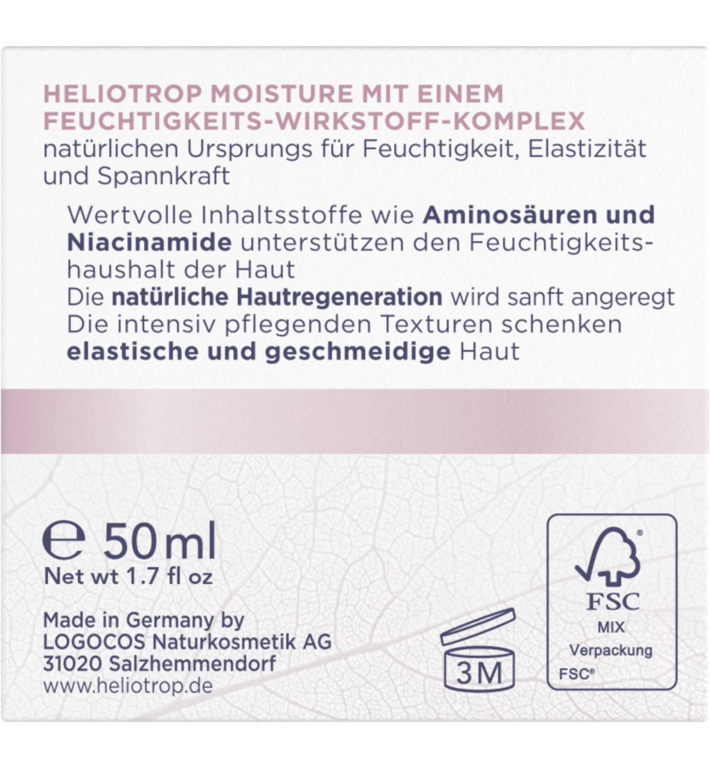Heliotrop Moisture hydraterende creme (50 ml)