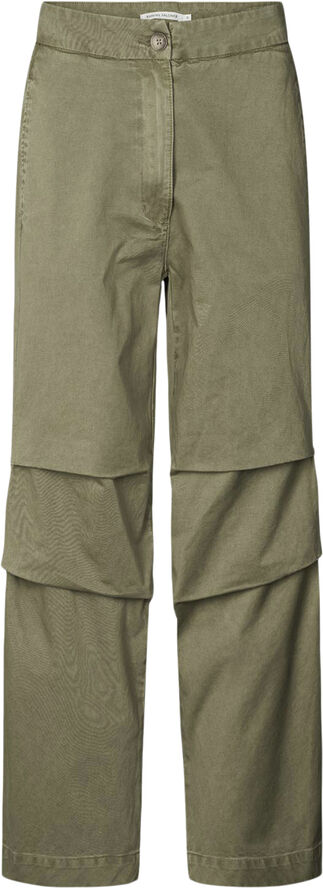 Rabens Saloner Canvas light pants - Alphas Burnt olive