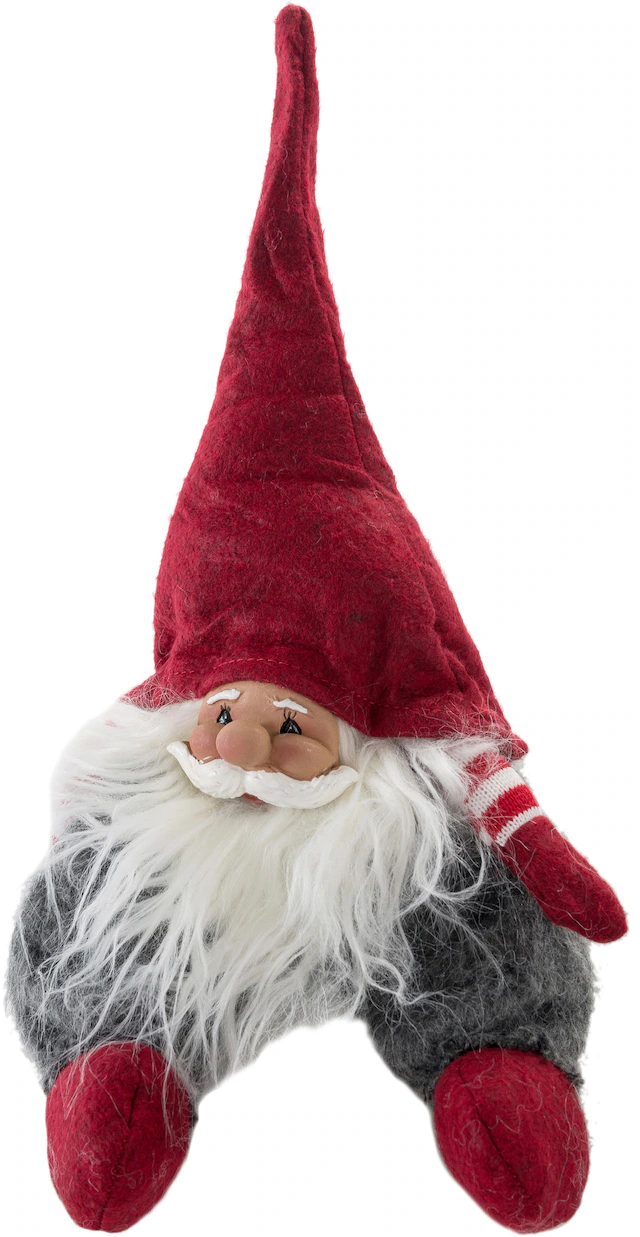 Myflair Möbel & Accessoires Weihnachtsfigur »Weihnachtsdeko rot« Wichtel mit Filzmütze, Höhe ca. 22 cm