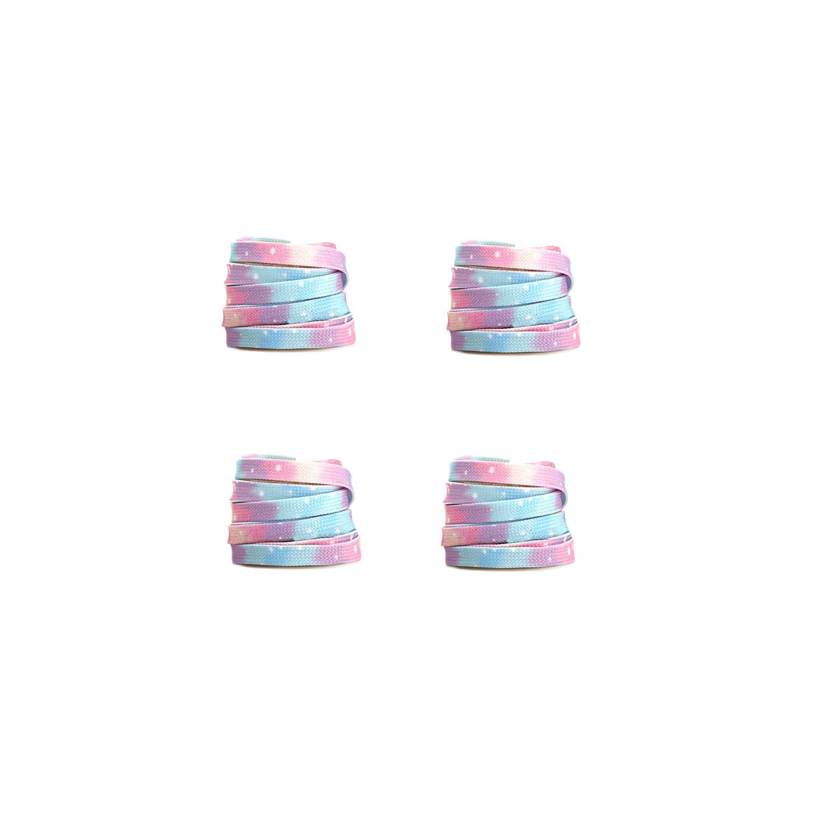 Tie-Dye trykte flate skolisser (2 par) Flerfarget 2