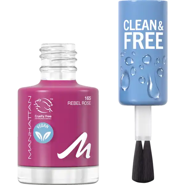 Clean & Free Nail Polish 165 Rebel Rose