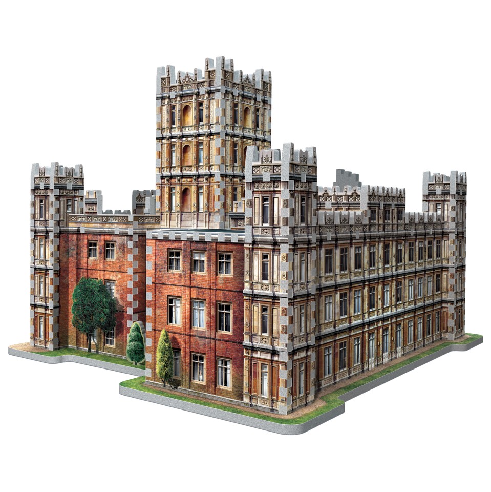 Wrebbit 3D Puslespil - Downton Abbey (890 brikker)