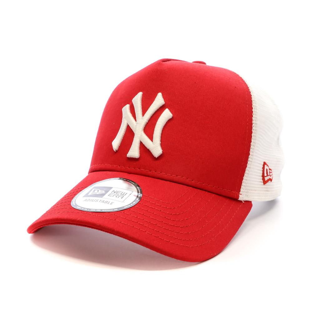 New Era Casquette Blanche/Rouge Homme New Era Clean Trucker 2 Neyyan Scawhi