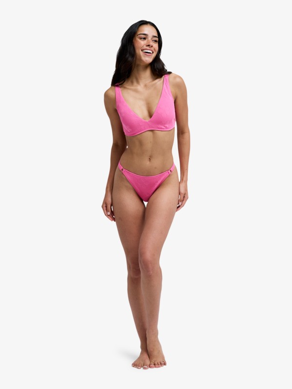 Roxy Paradise Elongated Tri Haut de bikini triangle Rose Femme