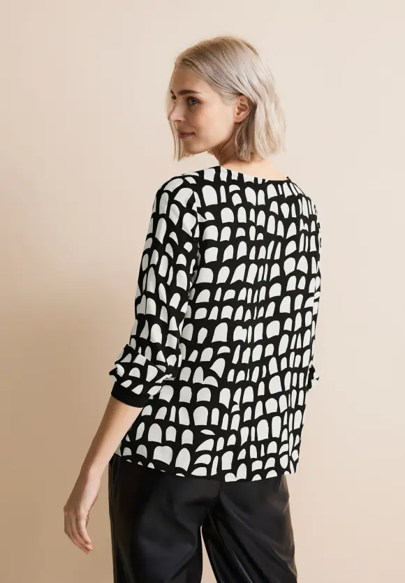Bluse aus Viskose - Black