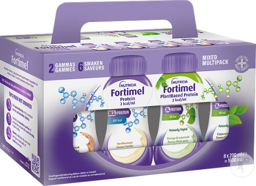 Fortimel Multipack Protein Plantbased 2kcal 8x200ml