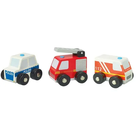 Orange Tree Toys Holzspielzeug Meine ersten Einsatzfahrzeuge