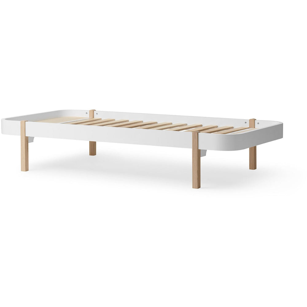 Køb Oliver Furniture Wood Lounger Seng Hvid/Eg
