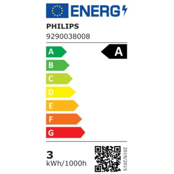 Philips ultra efficient led E14 kaars 2W 2700K
