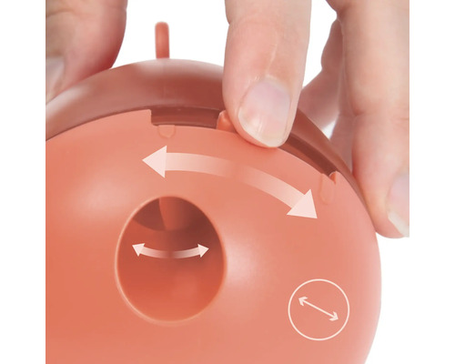 Catit Pixi snackdispenser, rood kraantje, ca. 8 x 10 cm, voor snacks tot 9 mm