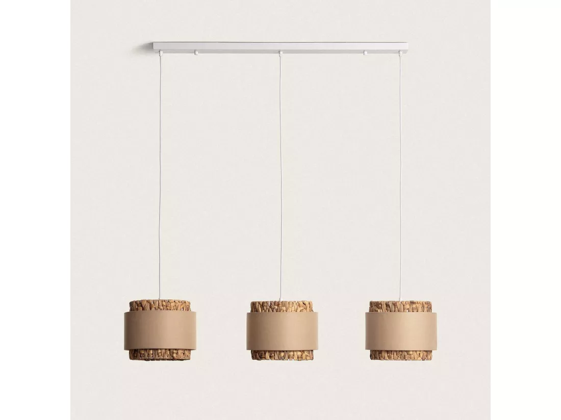 Suspension Fibres Naturelles Tri Orleans Beige