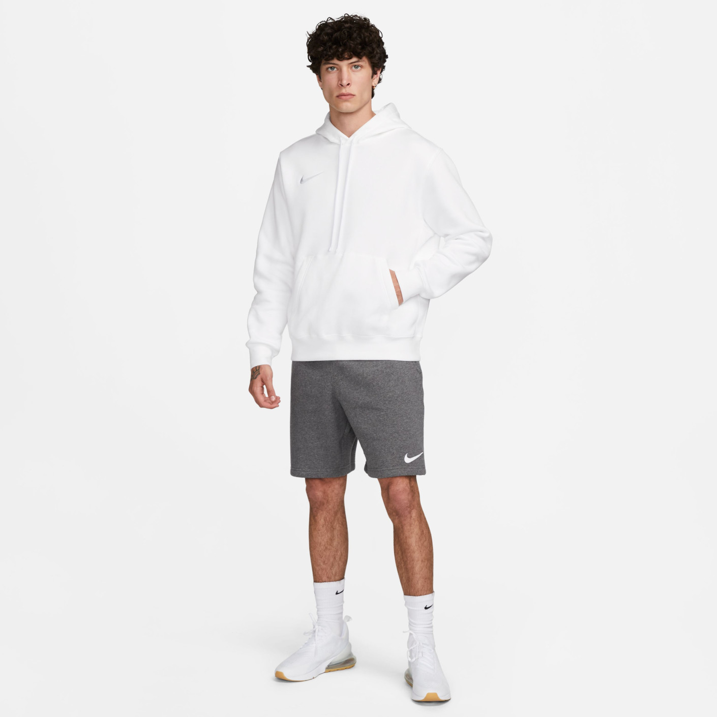 Nike Park 20 Hoodie Fleece Wit