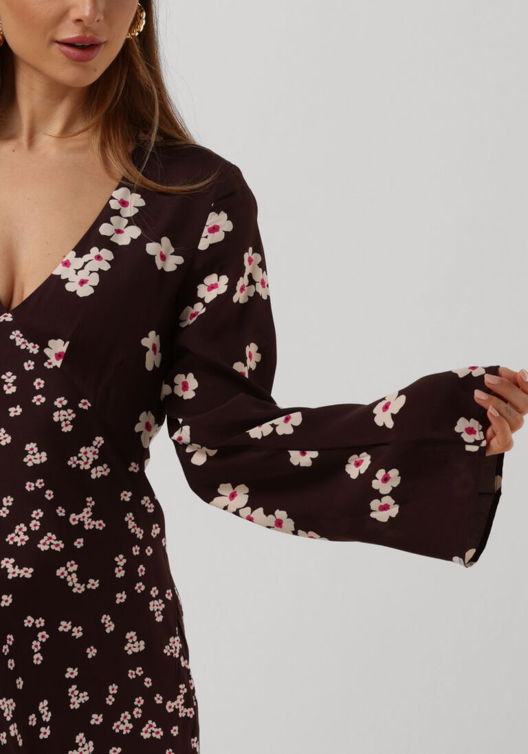CATWALK JUNKIE paarse catwalk junkie maxi jurk dr you are blooming