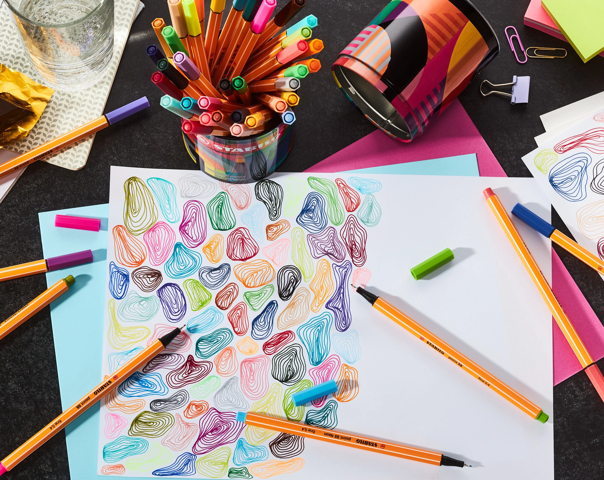 Fineliner STABILO® point 88 ARTY 45er-Pack