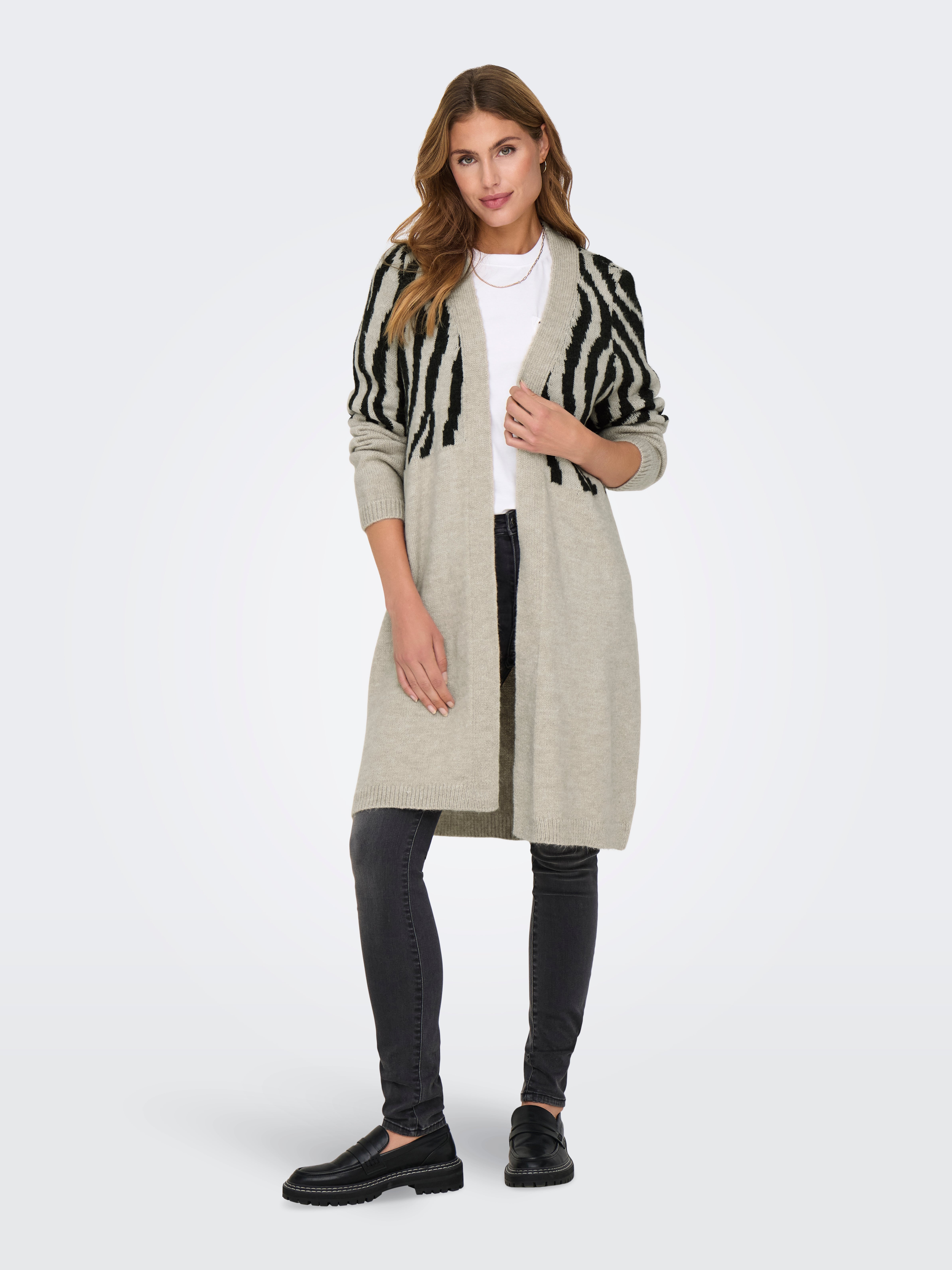 ONLJADE Strickjacke Whitecap Gray