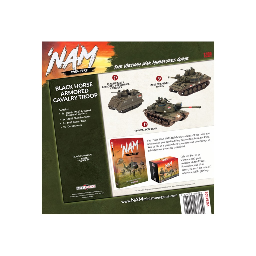 Flames of War - Nam - Black Horse Cavalry Troop