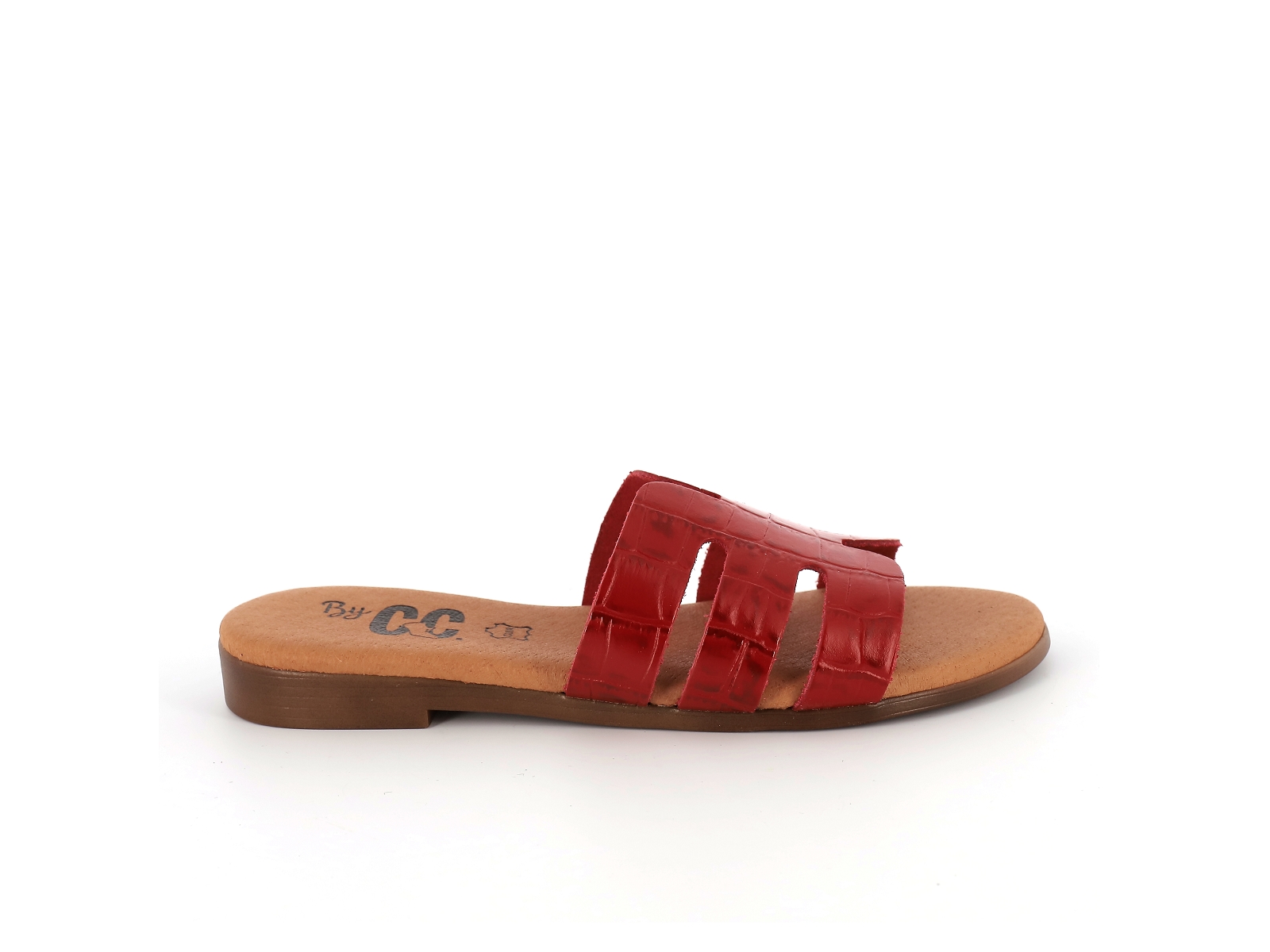 Chaussures du chateau-9176 Cuir Rouge