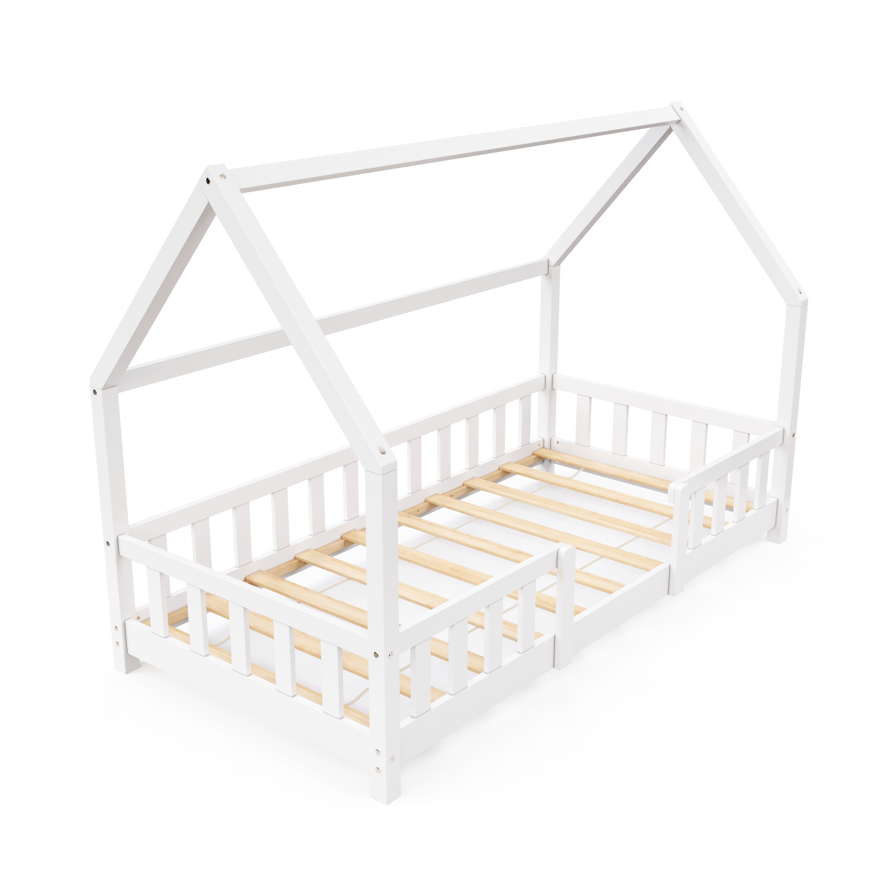 Kinderbett MAISON 80 x 160 cm weiss