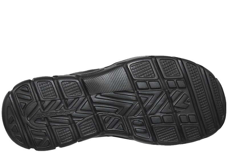SKECHERS REVOLTED SS-MERRICK BLACK SANDAL SLIP-INS