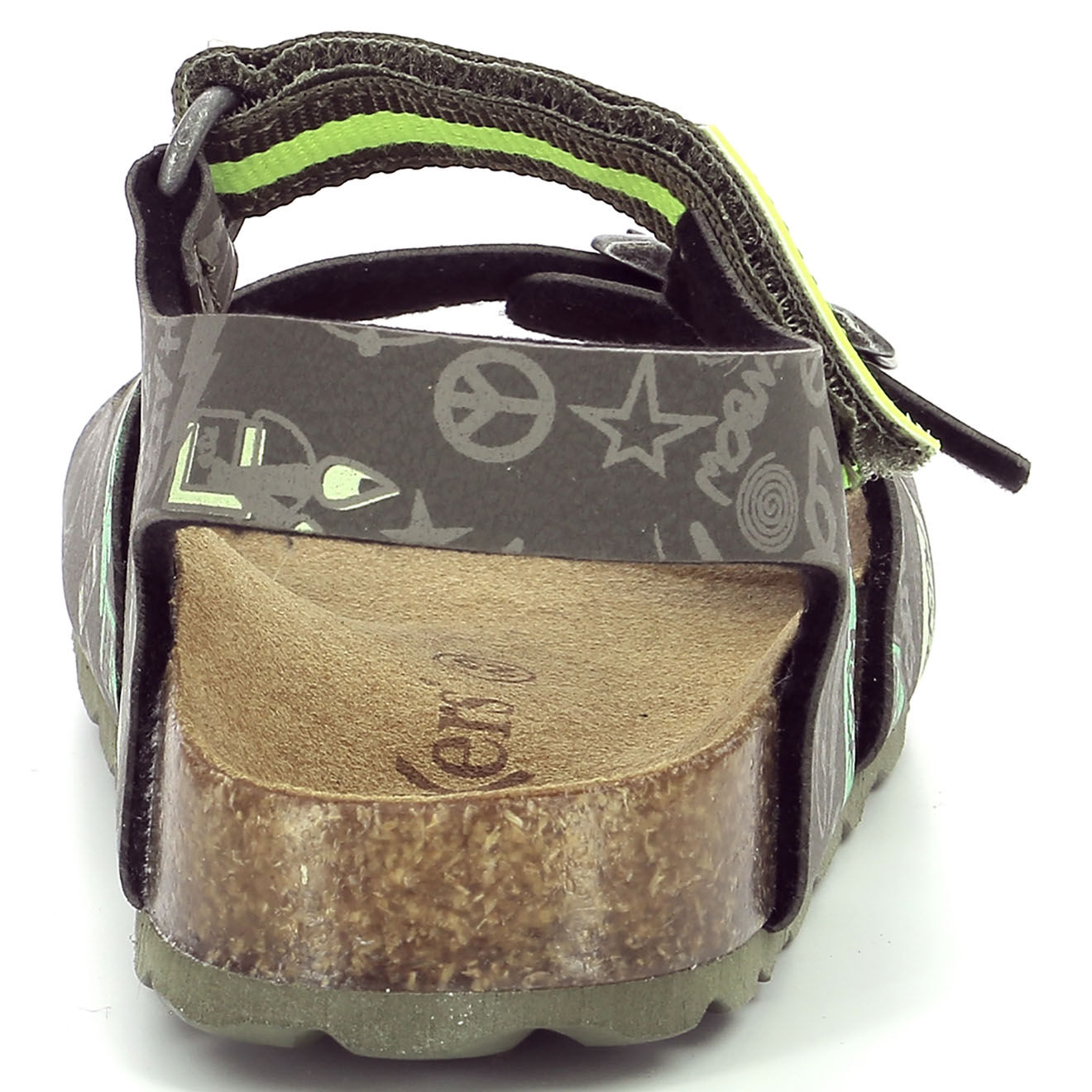 Kickers Sandales Sostreet kaki/jaune