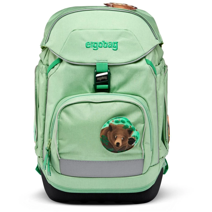 Ergobag Pack Eco Hero - Schulrucksack Set 6tlg. Modell 2024 WaldBärwohner