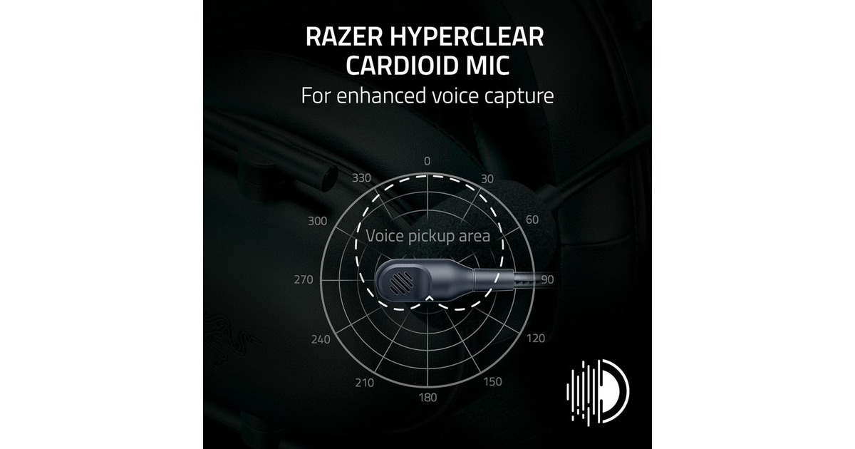 RazerBlackshark V2 X voor Xbox over-ear gaming headset  (Zwart, Xbox Series X|S)