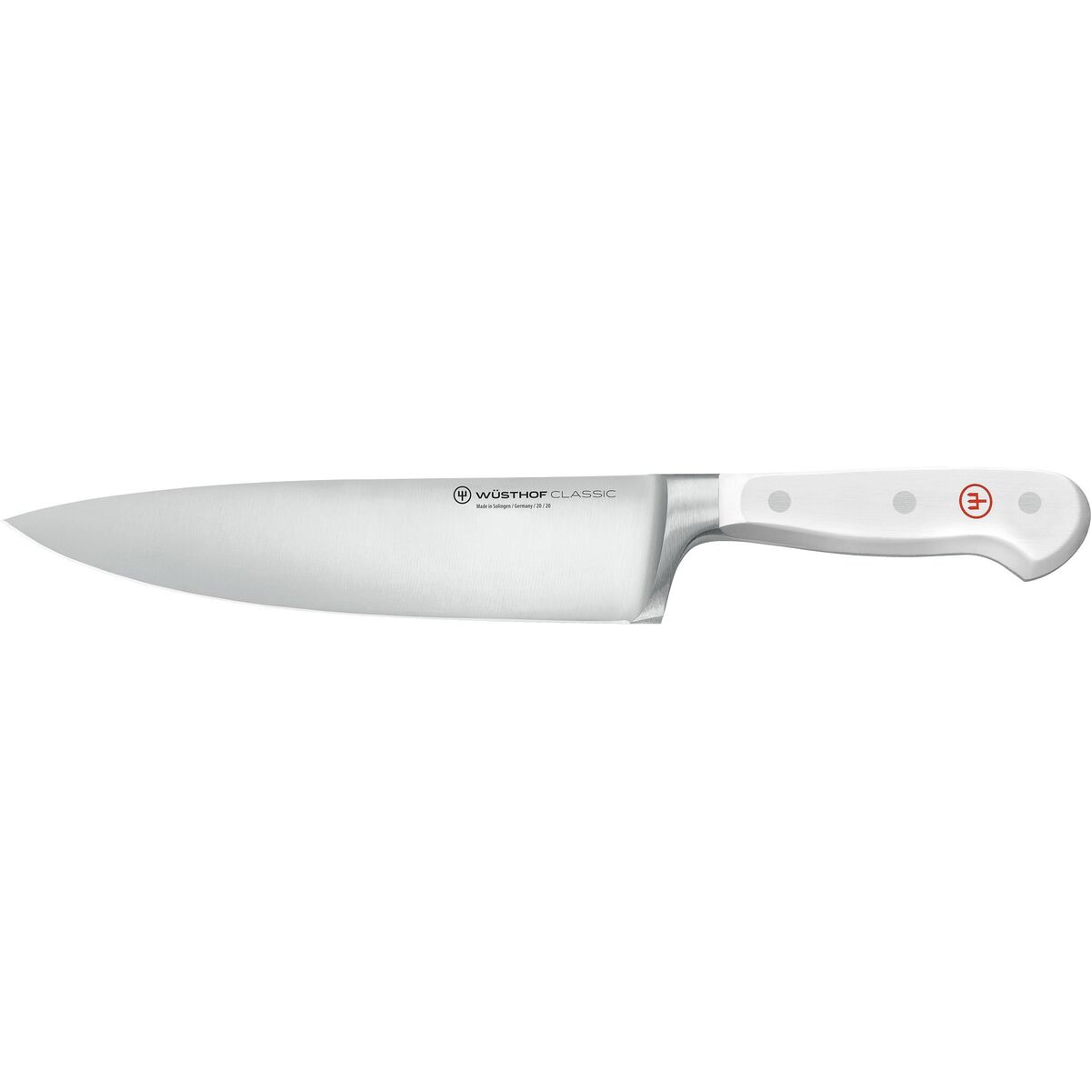 Classic hvit kokkekniv 20 cm.