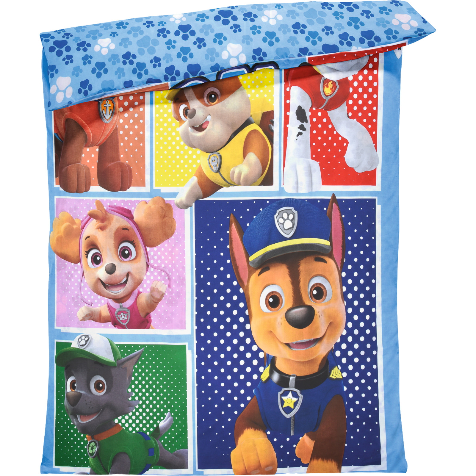 Bettwäsche Renforce Paw Patrol blau