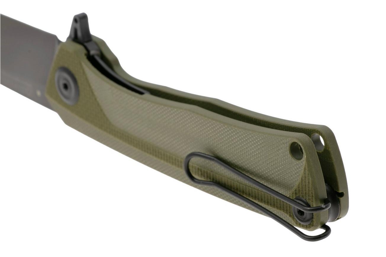 ANV Z200 PLUS-006, DLC Sleipner, Olive G10 zakmes